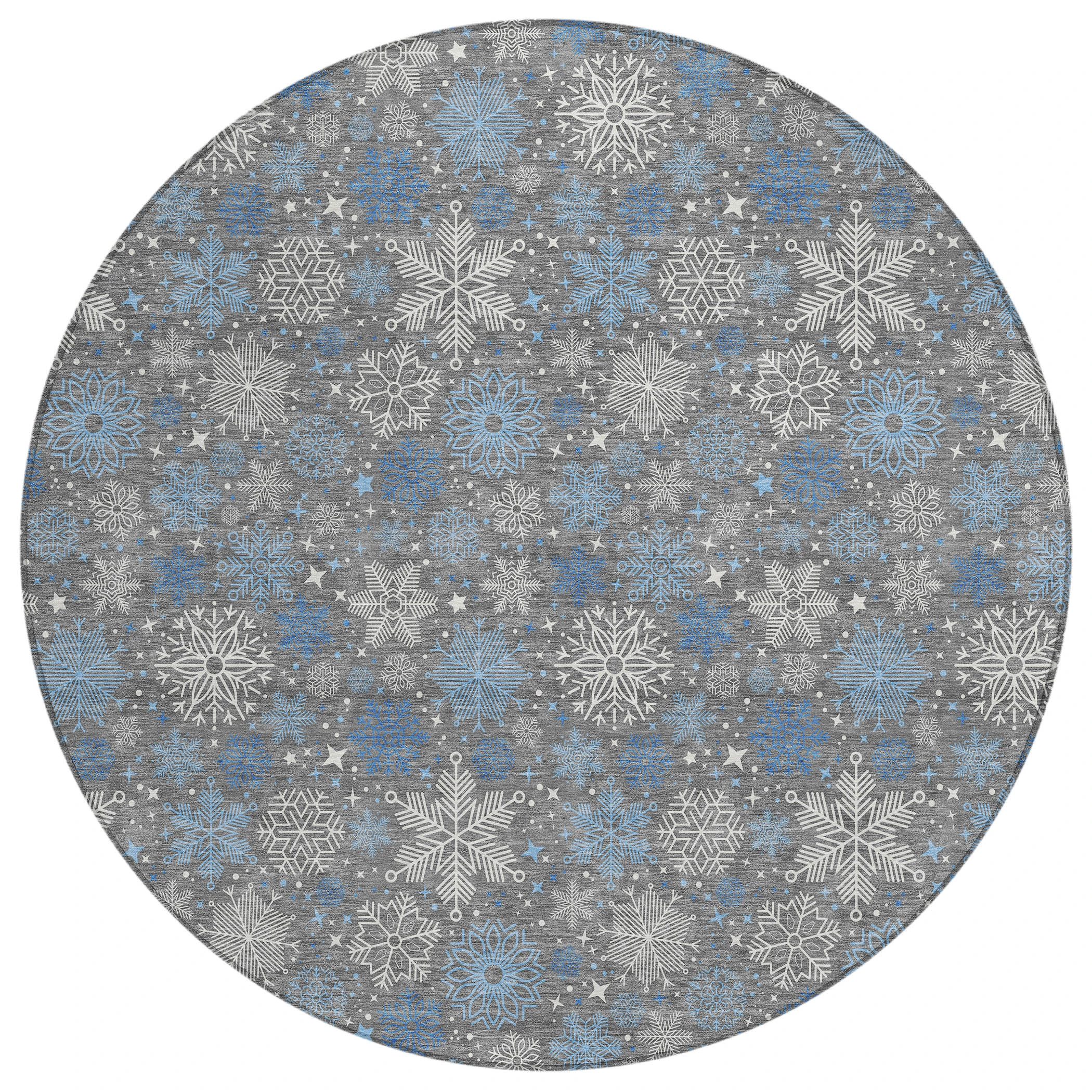 Dalyn Wonderland WN31 Gray Area Round Rug