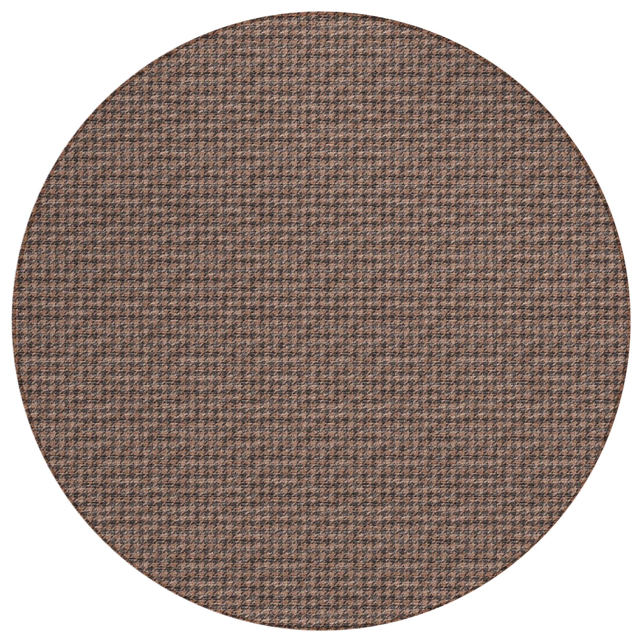 Dalyn Hinton HN1 Chocolate Area Round Rug