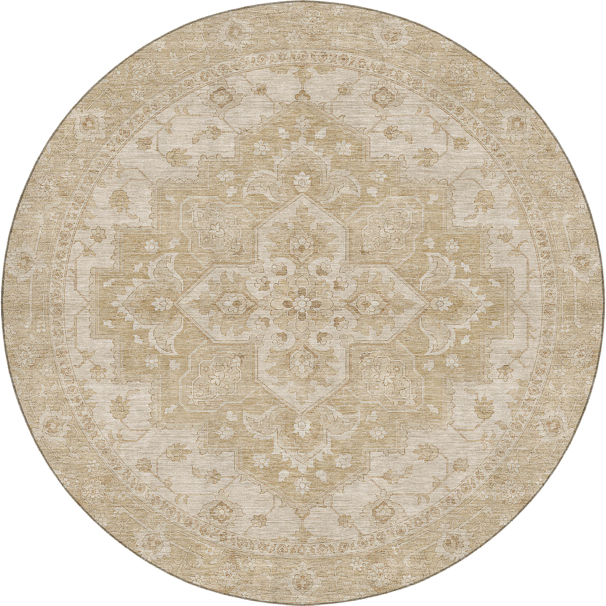 Dalyn Marquette MM2 Wheat Area Round Rug