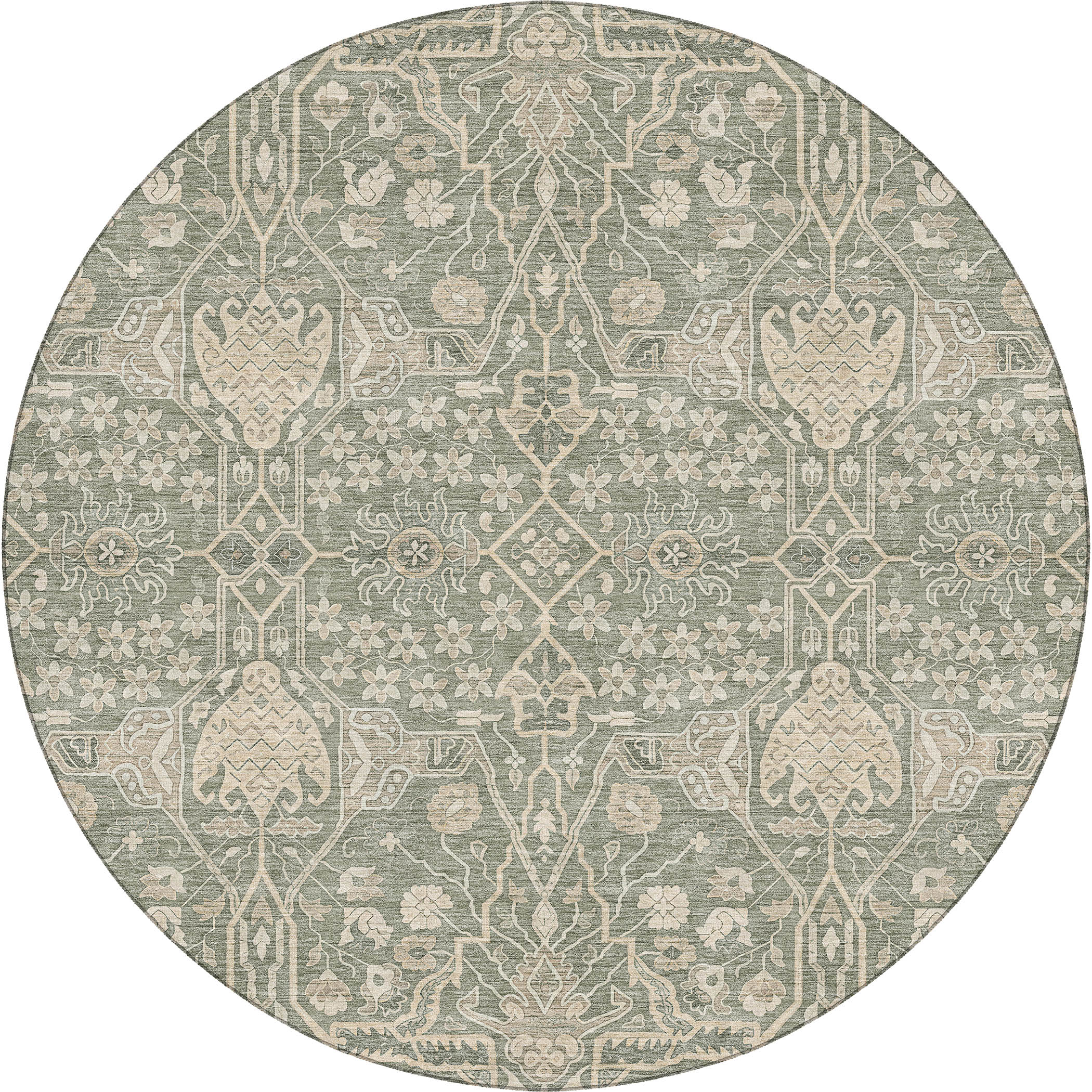 Dalyn Marquette MM7 Basil Area Round Rug