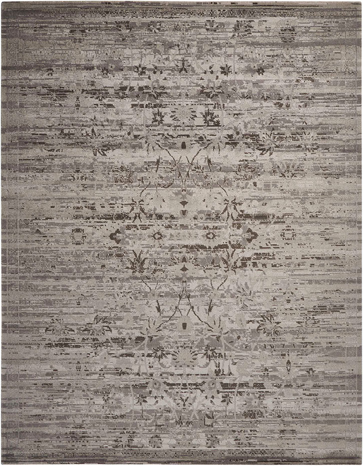 Nourison Twilight TWI01 Silver Area Rug