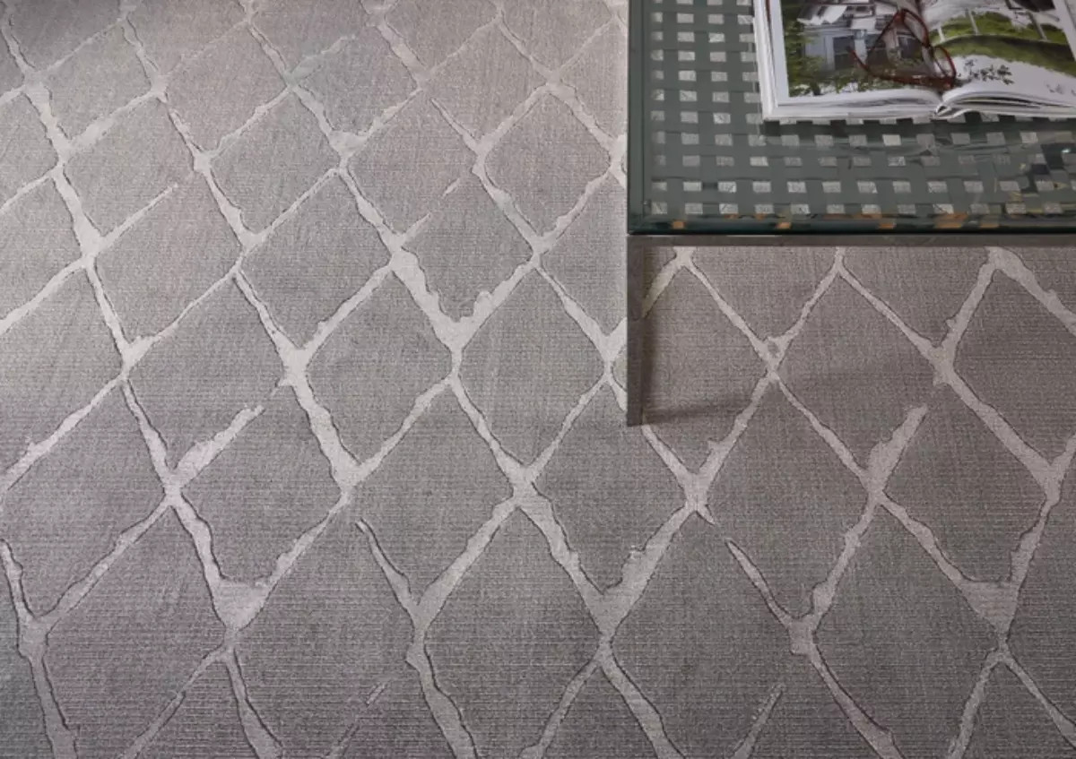 Nourison Twilight TWI15 Grey Area Rug Detail