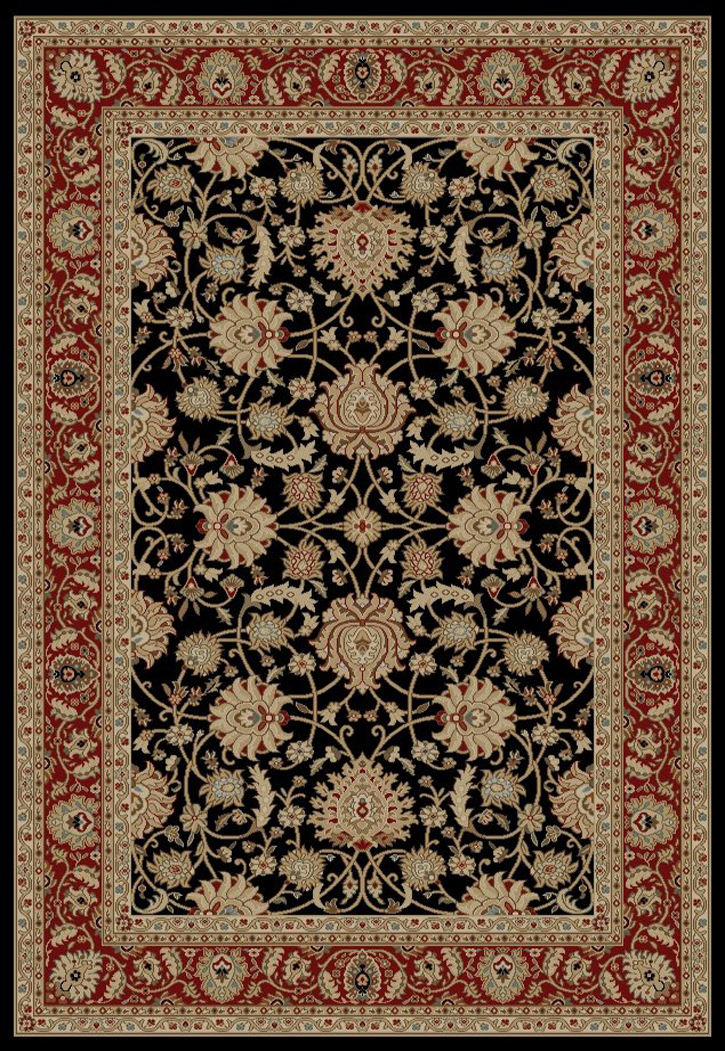 Ankara 6553 Black Area Rug by Concord Global Trading