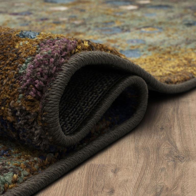 Karastan Enigma 90970-20047 Torrent Desert Area Rug Roll Edge