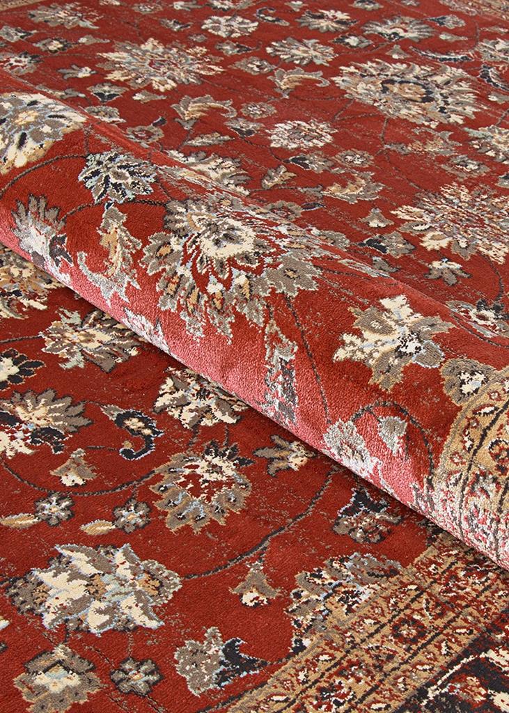 Couristan Zahara 1443-0280 Farahan Amulet Red/Multi Area Rug Texture