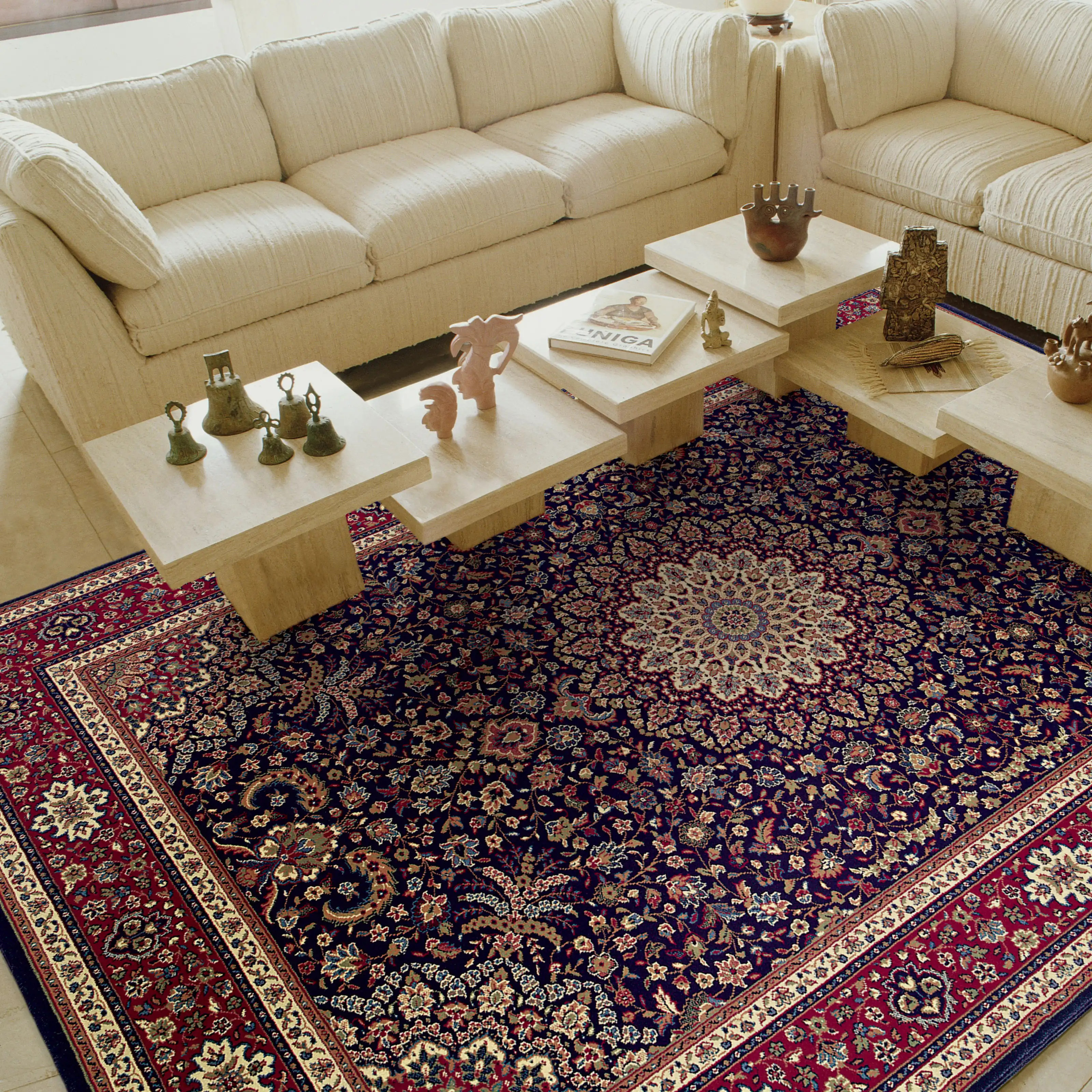 Oriental Weavers Ariana 95B Navy Traditional Area Rug - Carpet