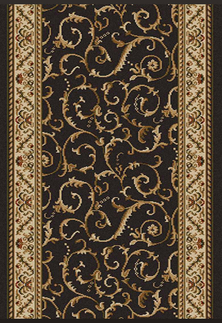 Radici Como 1599 Brown 2'2" (26") Wide Hall and Stair Runner