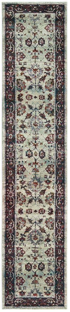 Oriental Weavers Andorra 6842D Stone Red Runner Area Rug 2