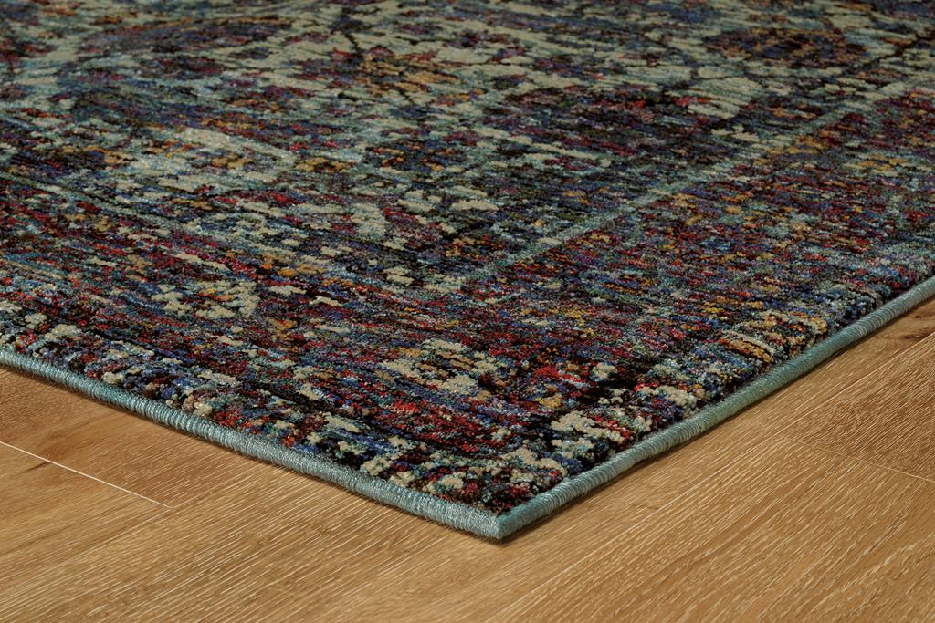 Oriental Weavers Andorra 6846B Blue Purple Area Rugs - CarpetMart