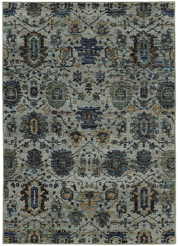 Oriental Weavers Andorra 7120A Blue Navy Area Rugs