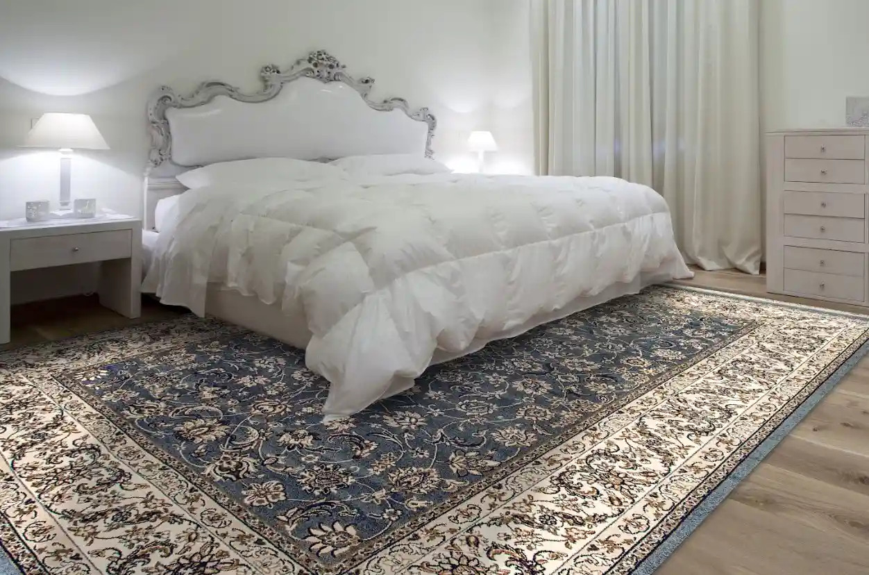 Dynamic Rug Brilliant 72284-920 Blue Area Rug - CarpetMart.com