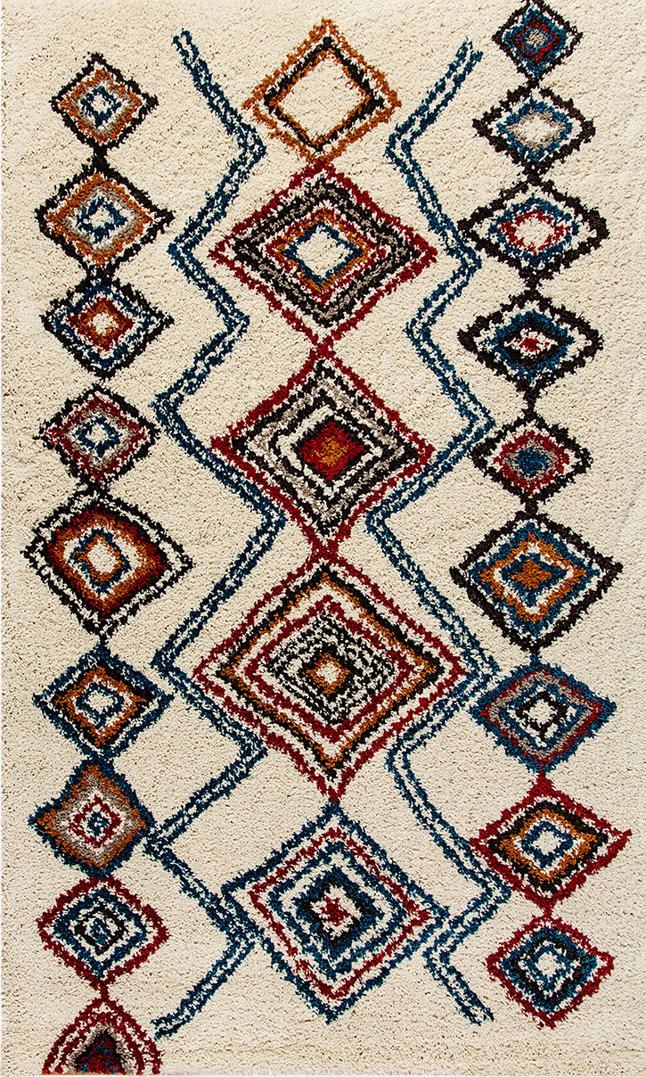 Dynamic Rugs Nomad 6229-101 Ivory Multi Area Rug