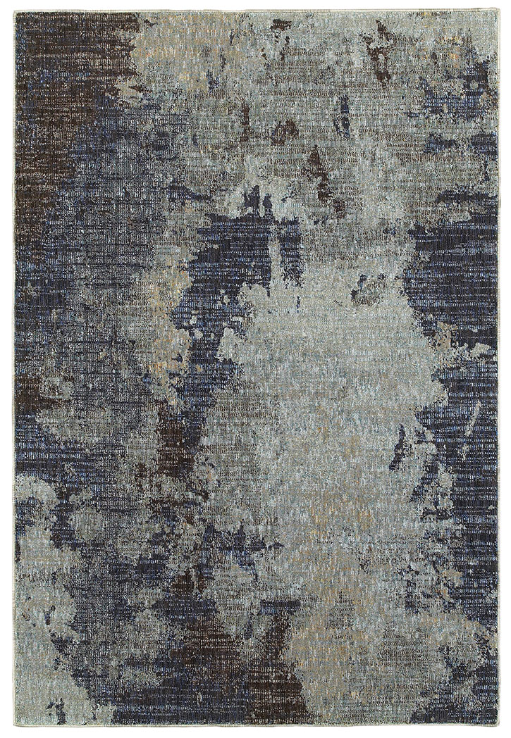 Oriental Weavers Evolution 8049B Navy/ Blue Area Rug