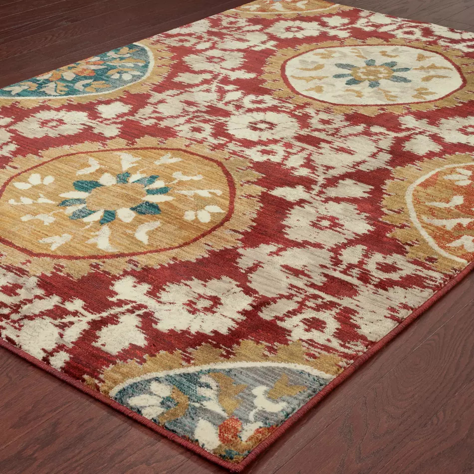 Oriental Weavers Sedona 6366A Area Rug on Angle