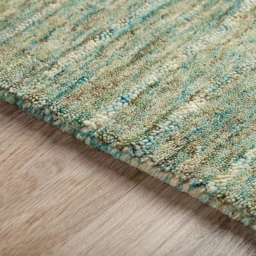 Dalyn Reya RY7 Turquoise Area Rug Edge