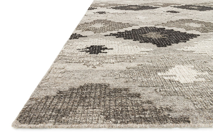 Loloi Akina AK-02 Grey/Charcoal Area Rug Angle