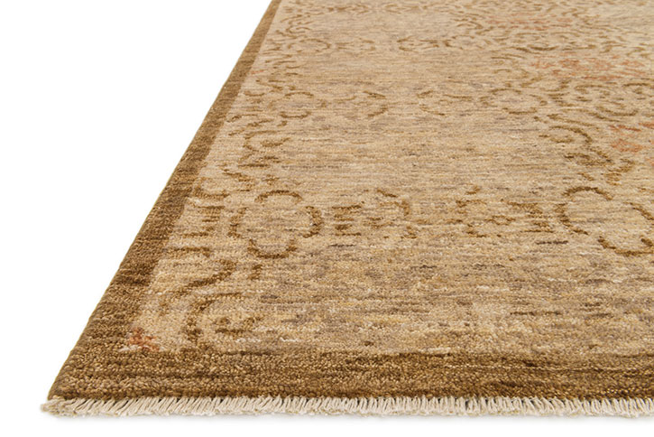 Loloi Essex EQ-02 Antique Beige/Brown Area Rug Angle