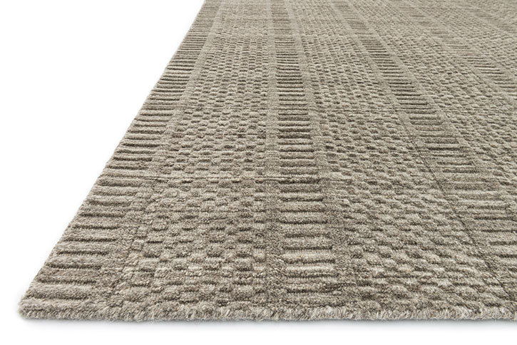 Loloi Hadley Hemingway HD-03 Stone Area Rug Angle