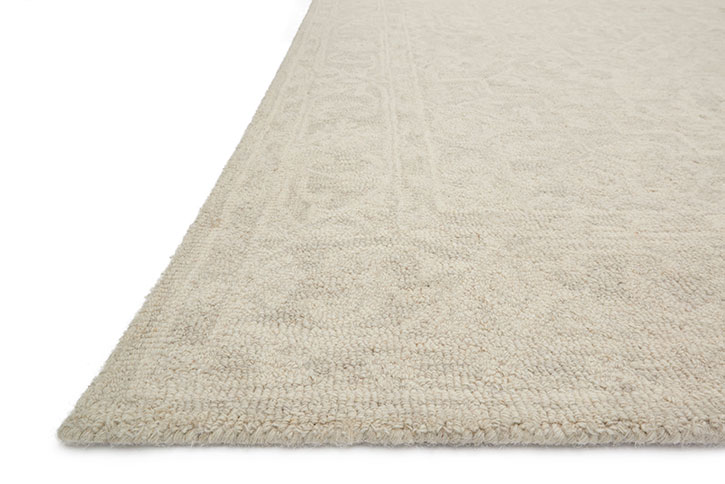 Loloi Lyle LK-03 Bone Area Rug Angle