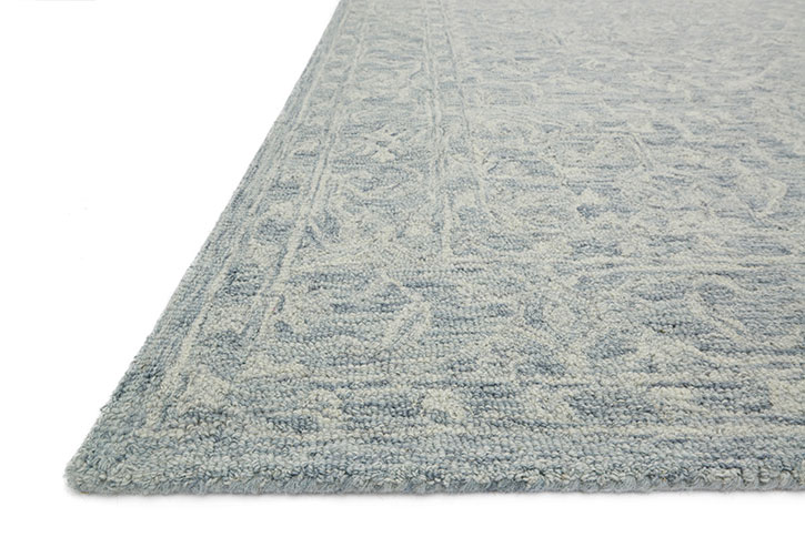 Loloi Lyle LK-03 Slate Area Rug Angle