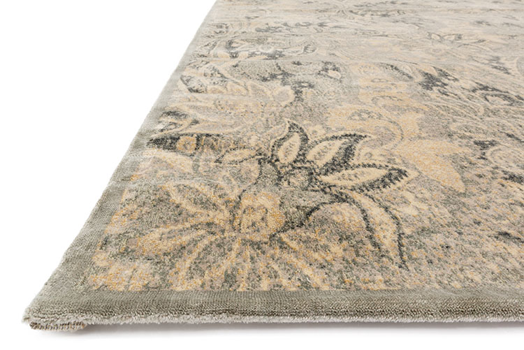 Loloi Nyla NY-23 Cream/Slate Area Rug Angle