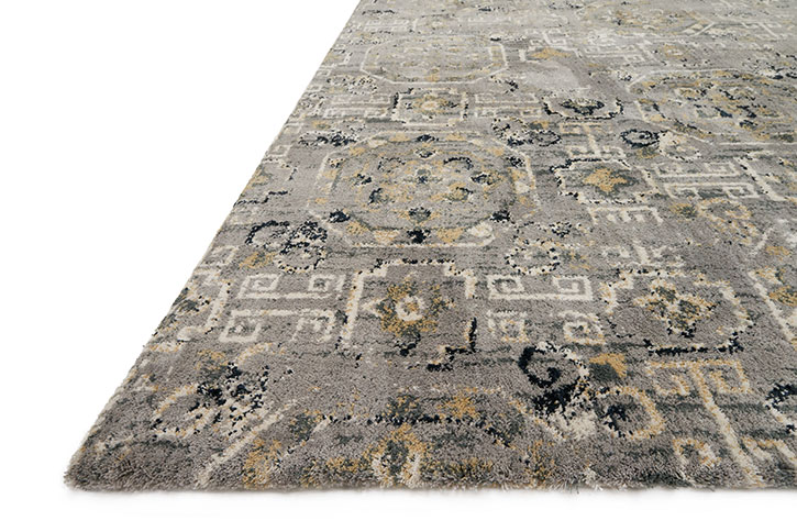 Loloi Torrance TC-12 Grey Area Rug Angle