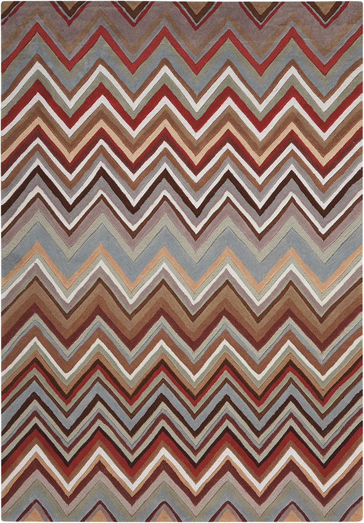 Nourison Contour CON23 Multicolor Area Rug