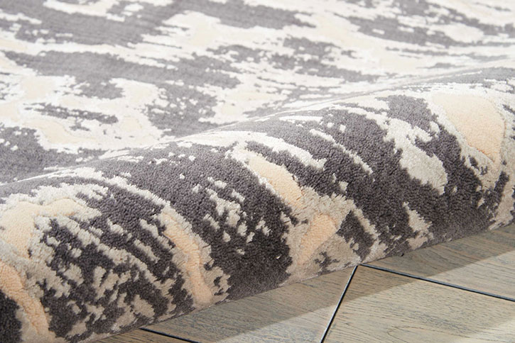 Nourison Nepal NEP07 Graphite Area Rug Texture