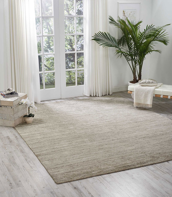 Nourison Ocean OCS01 Sand Area Rug Room Scene