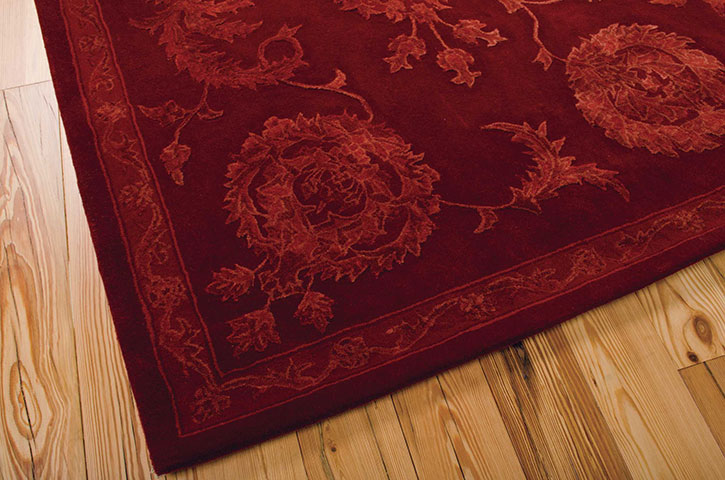 Nourison Regal REG03 Garnet Area Rug Corner