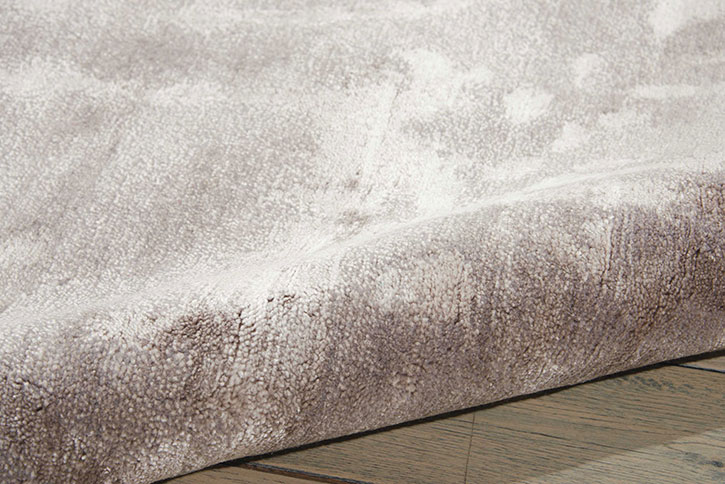 Nourison Silk Shadows SHA02 Silver Area Rug Texture