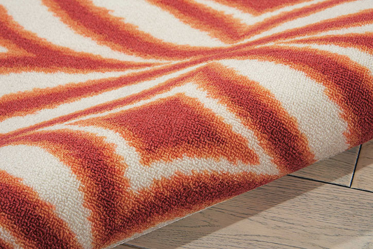 Waverly by Nourison WAV01 Sun & Shade SND19 Campari Area Rug Texture