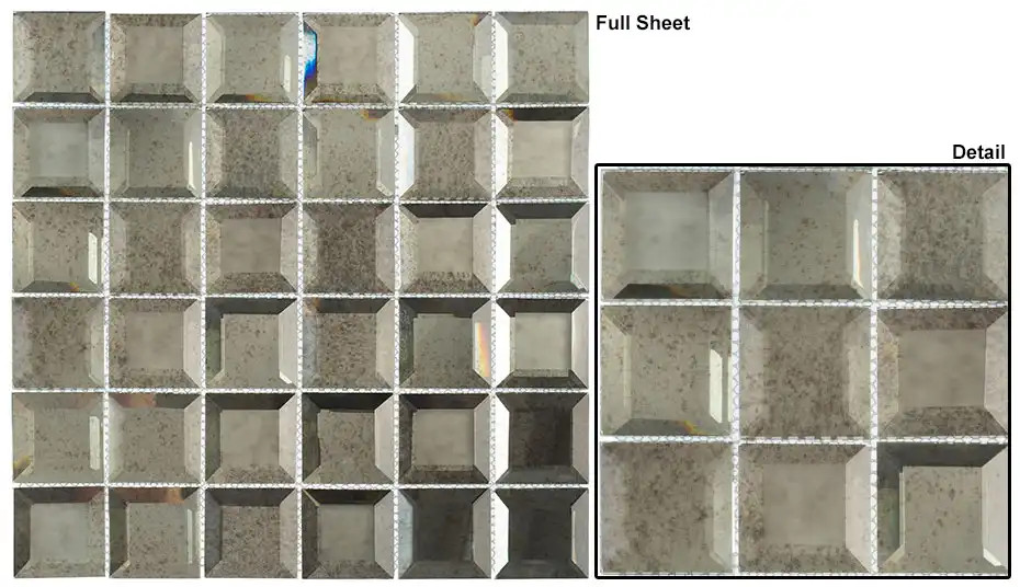 CKR115 Checkers Lifting Fog Mosaic Tile Product Image