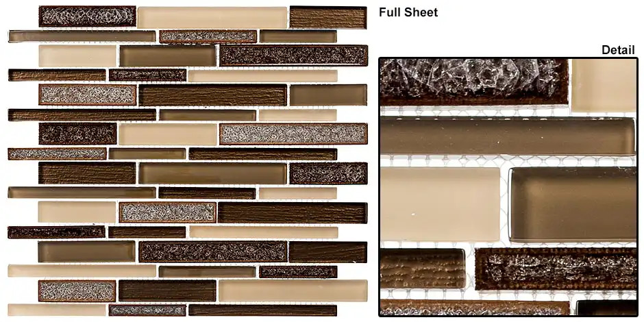 BMS242 Bella Muro Monterey Suede Mosaic Tile Product Image