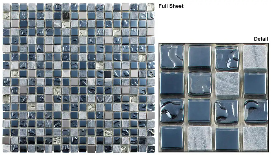 OP07 Opulence Starry Night Mosaic Tile Product Image