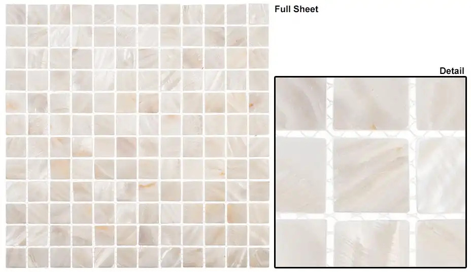 S11 Shell White Shell Mosaic Tile Product Image