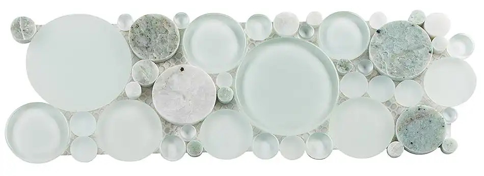 B400 Bubble Moonstone Mosaic Tile Product Image