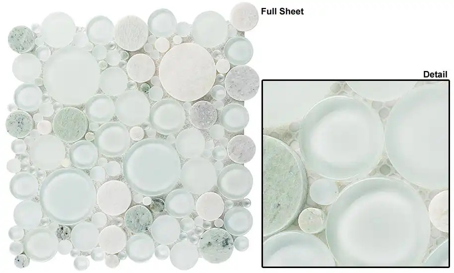 BFS401 Bubble Moonstone Mosaic Tile Product Image