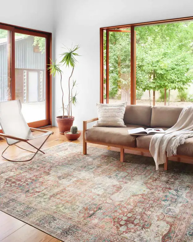 Loloi II Loren LQ-14 Brick Multi Area Rug - Carpetmart.com