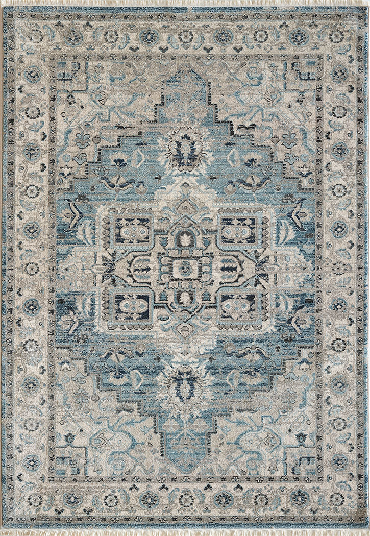 Dynamic Rugs Juno 6882-500 Light Blue/Cream Area Rug