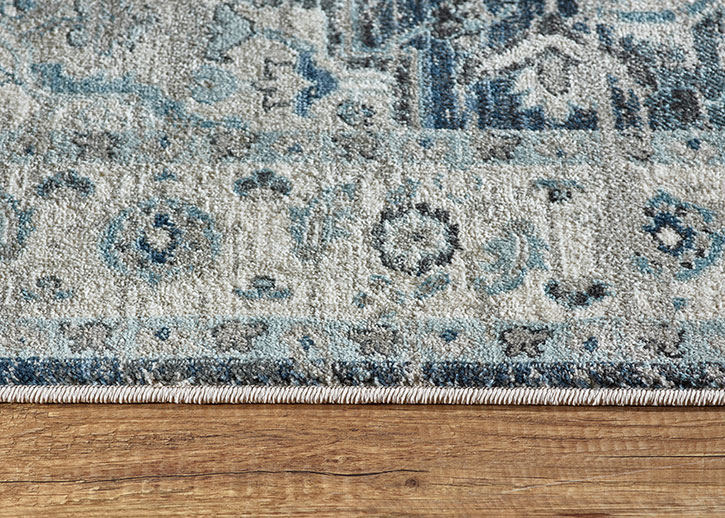 Dynamic Rugs Juno 6882-590 Dark Blue/Cream Area Rug Pile