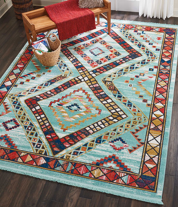 Navajo Rug ピクトリアル柄 Navajo Rug ピクトリアル柄 Navajo Rug