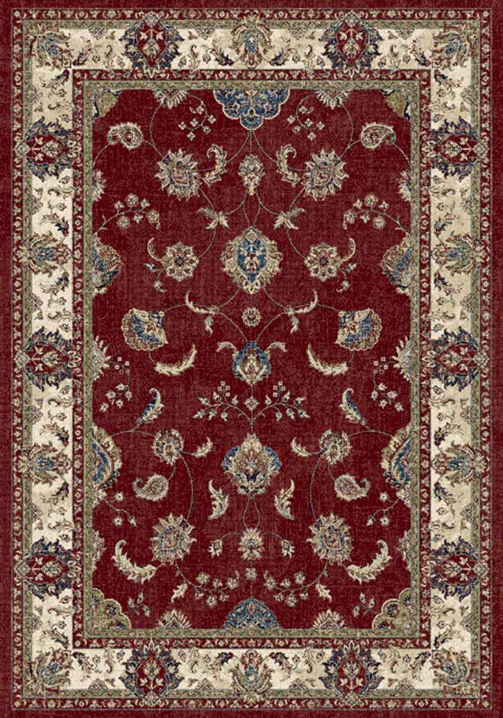 Dynamic Rugs Ancient Garden 57158-1464 Red/Ivory Area Rug