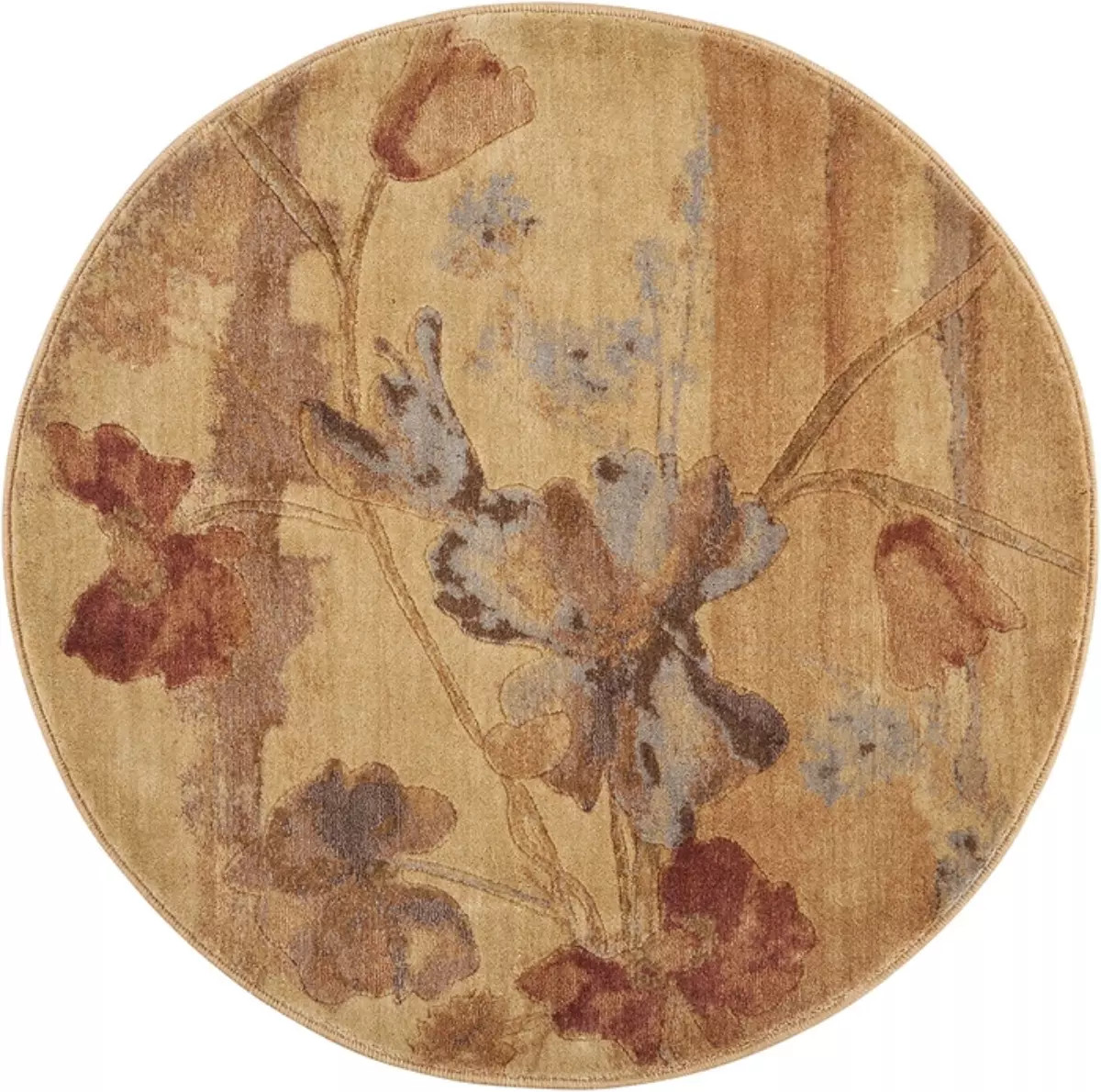 Nourison Somerset ST18 Beige Round Area Rug