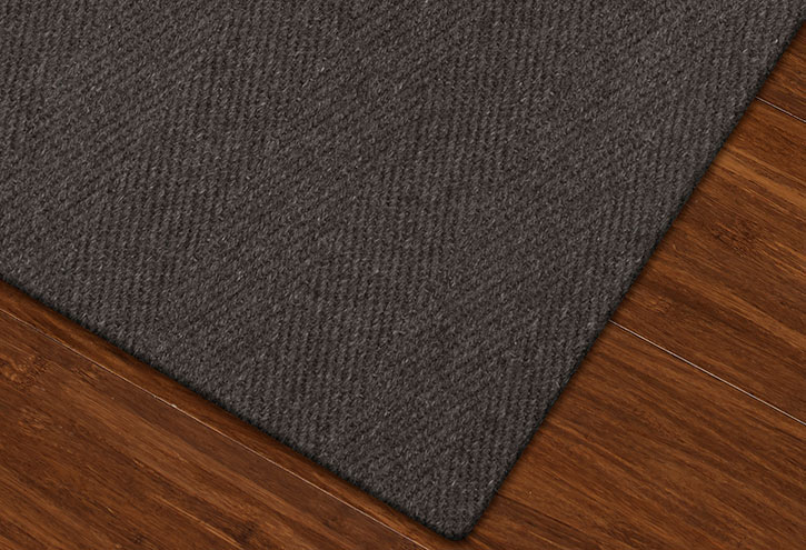 Dalyn Monaco Sisal MC200 Charcoal Area Rug Corner