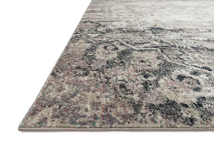 Loloi Anastasia AF-06 Ink/Ivory Area Rug Angle