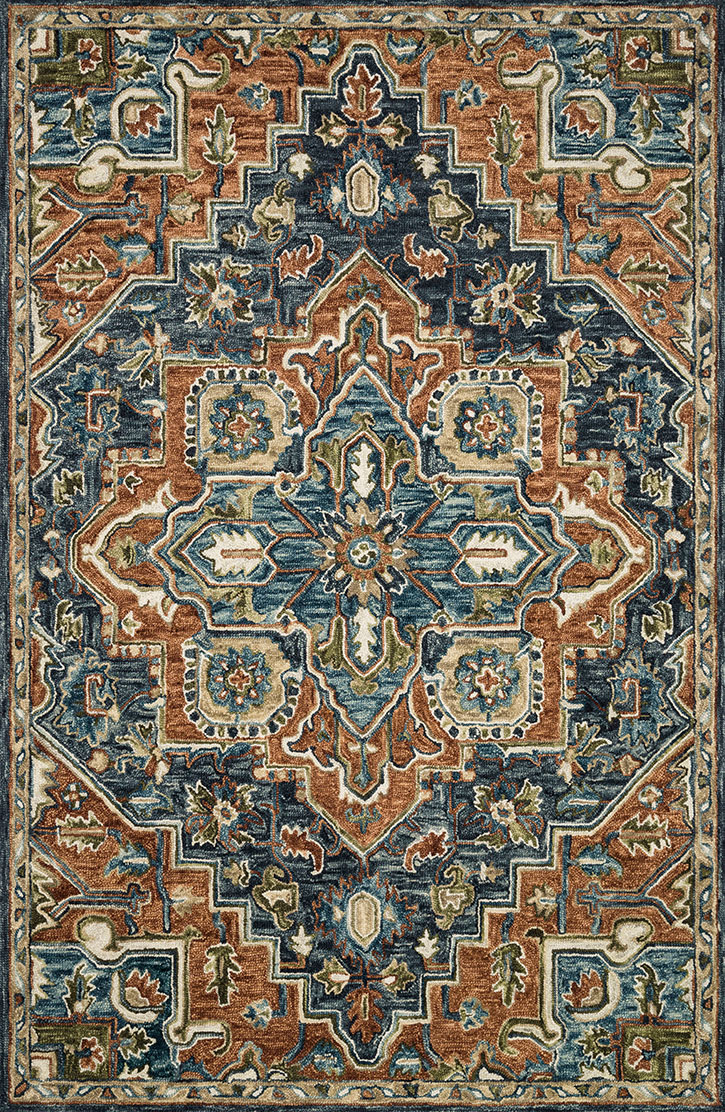 Loloi Victoria VK-16 Rust/Multi Area Rug - Carpet & Tile Mart