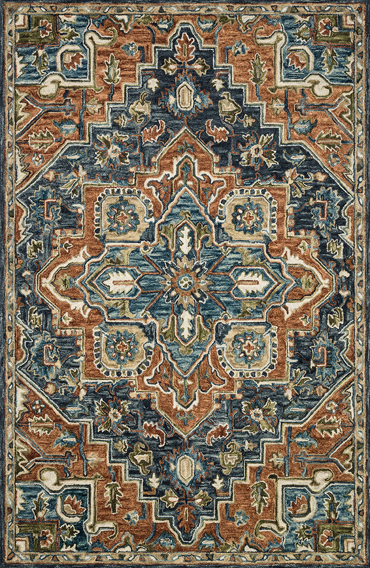 Loloi Victoria VK-16 Rust/Multi Area Rug