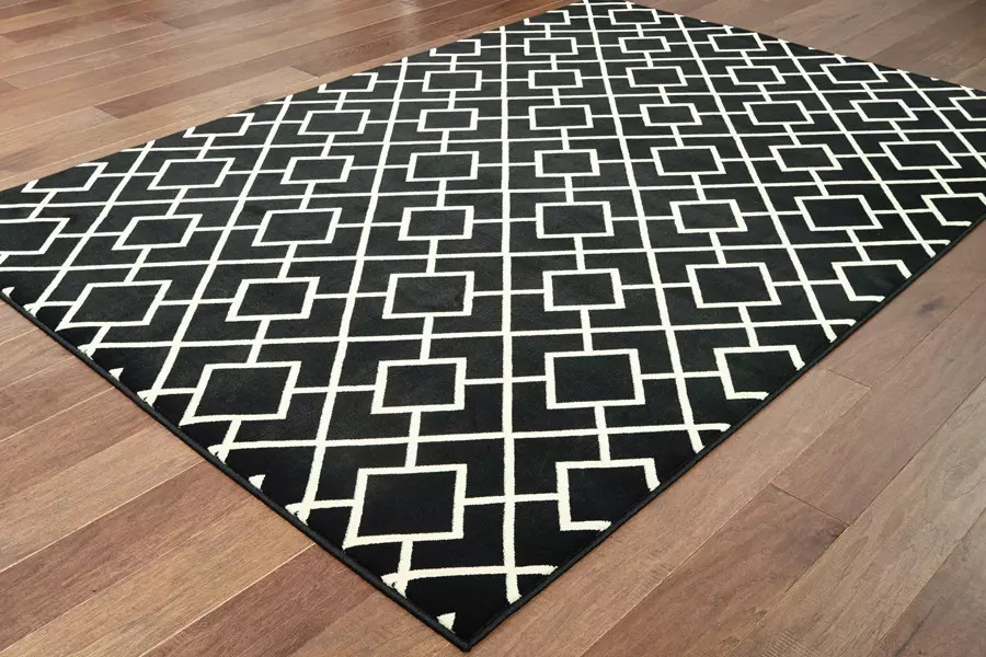 Oriental Weavers Luna 8123B Area Rug on Angle