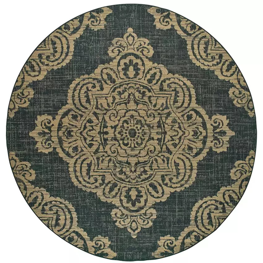 Oriental Weavers Marina 5929K Round Area Rug